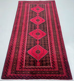 Tribal Persian Balouchi Rug 2.2x1.3m