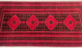 Tribal Persian Balouchi Rug 2.2x1.3m