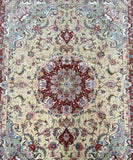 Masterpiece Persian Tabriz Rug Signed 2x1.5m