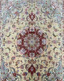 Masterpiece Persian Tabriz Rug Signed 2x1.5m