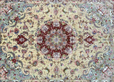 Masterpiece Persian Tabriz Rug Signed 2x1.5m