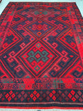 Afghan Meymaneh Kilim Rug 3.5x2.6m