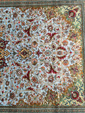 Masterpiece Pure Silk Qum Rug Signed Rajabian 2x1.35m