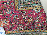 Masterpiece Pure Silk Qum Rug Signed Rajabian 2x1.35m