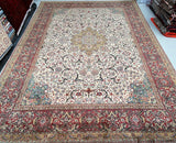 Antique Persian Tabriz Rug 4x3m