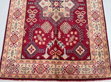 Tribal Afghan Kazak Rug 1.9x1.25m