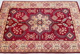 Tribal Afghan Kazak Rug 1.9x1.25m