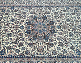 Superfine Silk-inlay Persian Nain Rug 3x2m