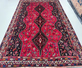 Tribal Persian Qashqai Shiraz Rug 3.3x2.3m