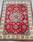 Tribal Afghan Kazak Rug 2x1.5m