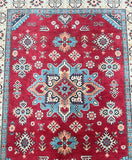 Tribal Afghan Kazak Rug 2x1.5m