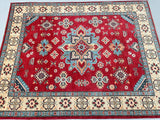 Tribal Afghan Kazak Rug 2x1.5m