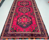 Vintage Tribal Persian Quchan Rug 3x1.6m