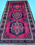 Vintage Tribal Persian Quchan Rug 3x1.6m