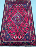 Vintage Persian Joshaghan Rug 2.1x1.35m