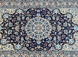 Superfine Persian Nain Rug 2x1.3m