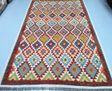 Afghan Waziri Kilim Rug 2.7x1.8m