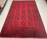 Vintage Afghan Aqcha Rug 2.9x2m