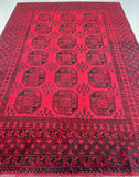 Vintage Afghan Aqcha Rug 2.9x2m