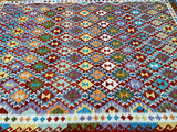 Tribal Afghan Kyber Kilim Rug 3.5x2.5m