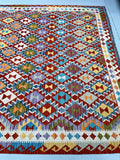 Tribal Afghan Kyber Kilim Rug 3.5x2.5m