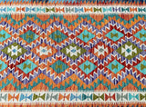 4m Afghan Waziri Kilim Hall Runner