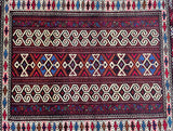 Persian Balouchi Prayer Rug 1.1x1m