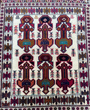 Persian Turkoman Rug 1.1x0.9m