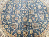 3x3m Round Afghan Chobi Rug