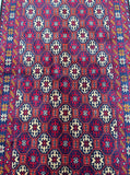 1.8x1m Nomadic Baluchi Persian Rug