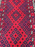 Tribal Afghan Maymana Kilim Rug 2x1m