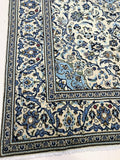 Vintage Persian Kashan Rug 3x2m