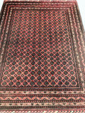 1.9x1.5m Mori Gol Roshnai Afghan Rug - shoparug