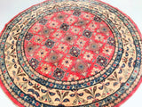 2.5x2.5m Afghan Kazak Round Rug - shoparug