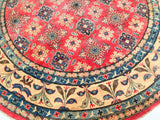 2.5x2.5m Afghan Kazak Round Rug - shoparug