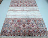 Shawl Design Afghan Super Kazak Rug 2.4x1.7m