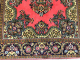 Masterpiece Vintage Persian Qum Rug 2.1x1.4m