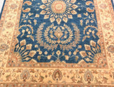 2.1x1.5m Afghan Chobi Hezari Rug - shoparug