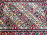 Tribal Afghan Roshnai Rug 2x1.5m