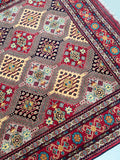 Tribal Afghan Roshnai Rug 2x1.5m