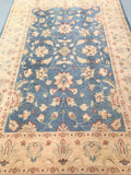 3x2m Livid Blue Chobi Afghan Rug - shoparug