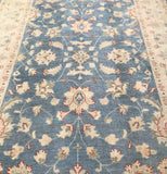 3x2m Livid Blue Chobi Afghan Rug - shoparug