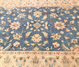 3x2m Livid Blue Chobi Afghan Rug - shoparug