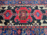 2x1.2m Village Persian Khamseh Rug