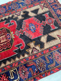 2x1.2m Village Persian Khamseh Rug