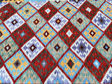 Boho Afghan Waziri Kilim Rug 3x2.1m