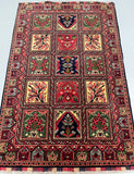 1.6x1m Garden Design Afghan Roshnai Rug